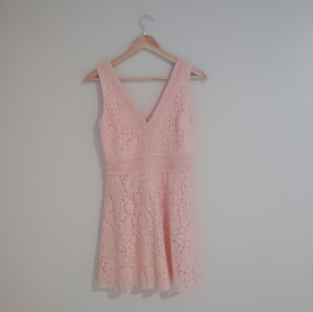 Francesca V Neck Mini Dress - Picture 2 of 6